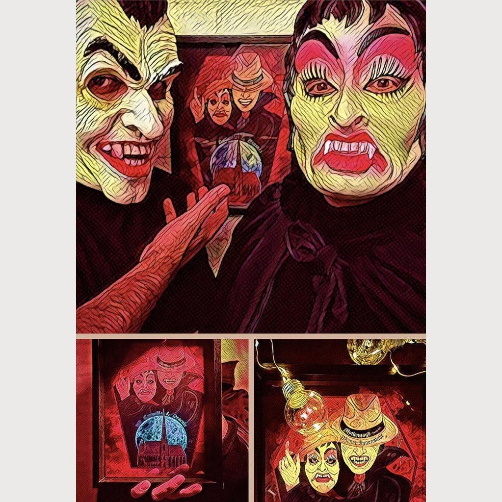 Carmilla & Dracula Vampir-Poster