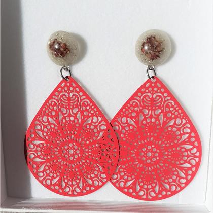 Ohrschmuck Boho-Style (rouge) - Image 2