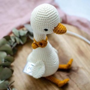 Gans mit Halstuch aus Bio Baumwolle