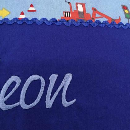 Kuschelpolster Bagger Geschenk Taufe Geburt - Image 3