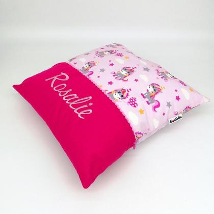 Kuschelpolster Einhörner pink Geschenk Taufe Geburt - Image 2