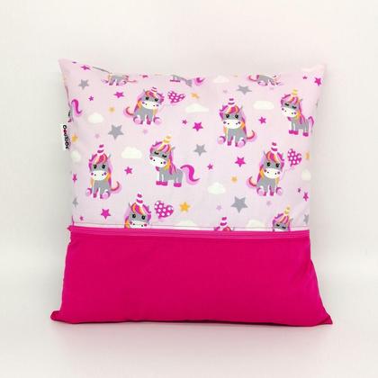 Kuschelpolster Einhörner pink Geschenk Taufe Geburt - Image 3
