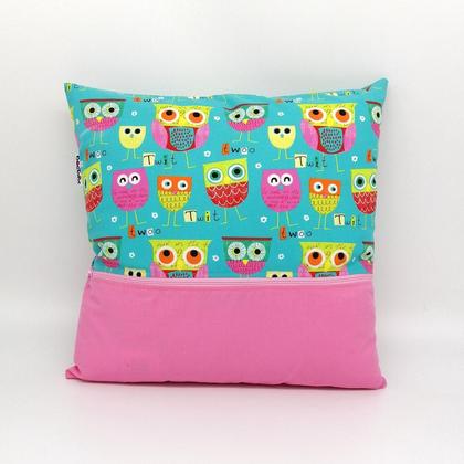 Kuschelpolster Eulen Geschenk Taufe Geburt - Image 3