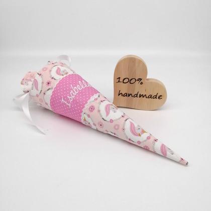 Schultüte "Einhornköpfe" 35 cm Kindergartentüte Geschwistertüte