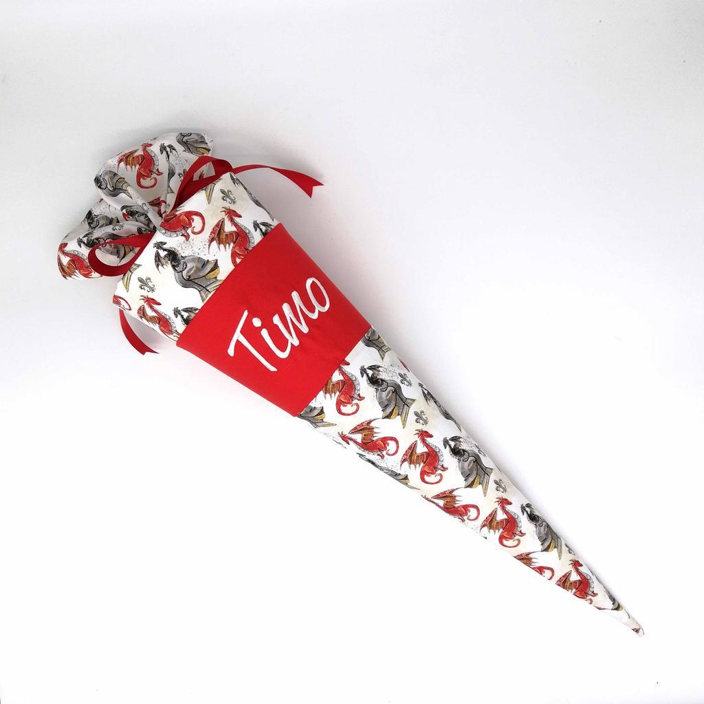 Schultüte "Ritter Drachen" 35 cm Kindergartentüte Geschwistertüte