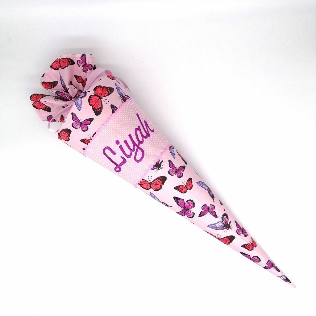 Schultüte "Schmetterlinge groß" 35 cm Kindergartentüte Geschwistertüte - Image 4