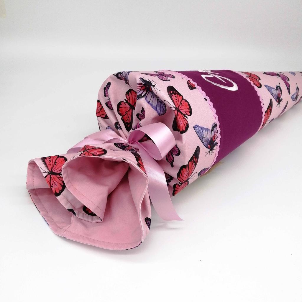 Schultüte "Schmetterlinge groß" 35 cm Kindergartentüte Geschwistertüte - Image 3