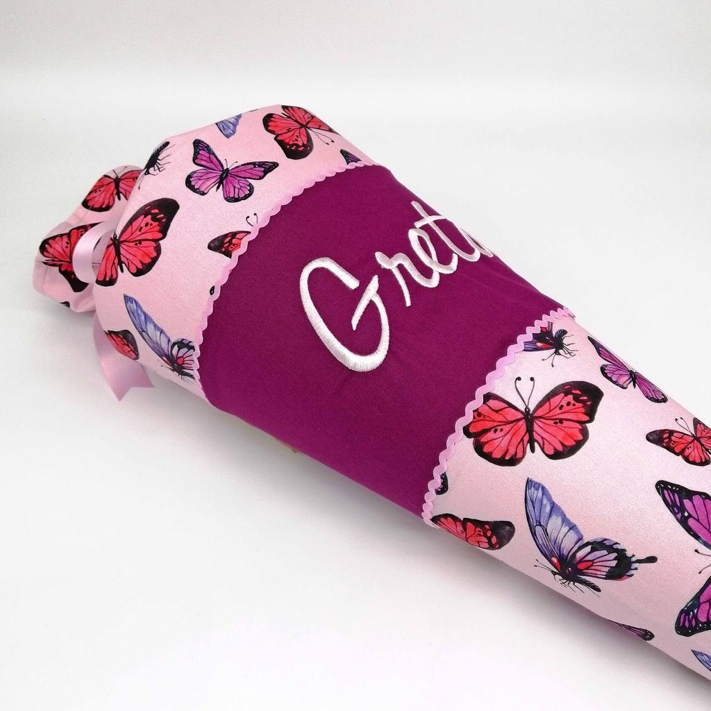 Schultüte "Schmetterlinge groß" 35 cm Kindergartentüte Geschwistertüte - Image 2