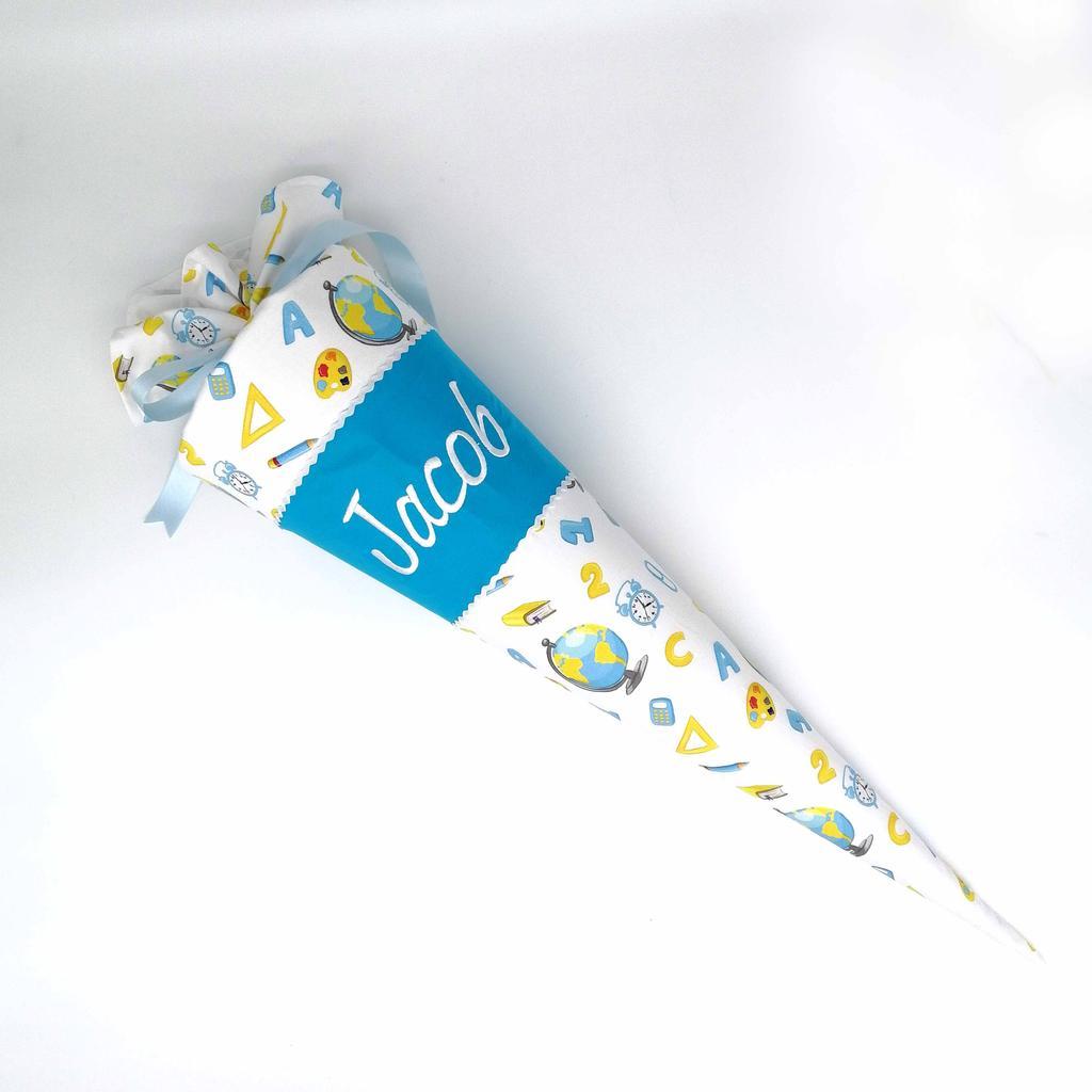 Schultüte "Schulsachen" 35 cm Kindergartentüte Geschwistertüte