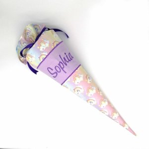 Schultüte „Regenbogen bunt“ 70 cm