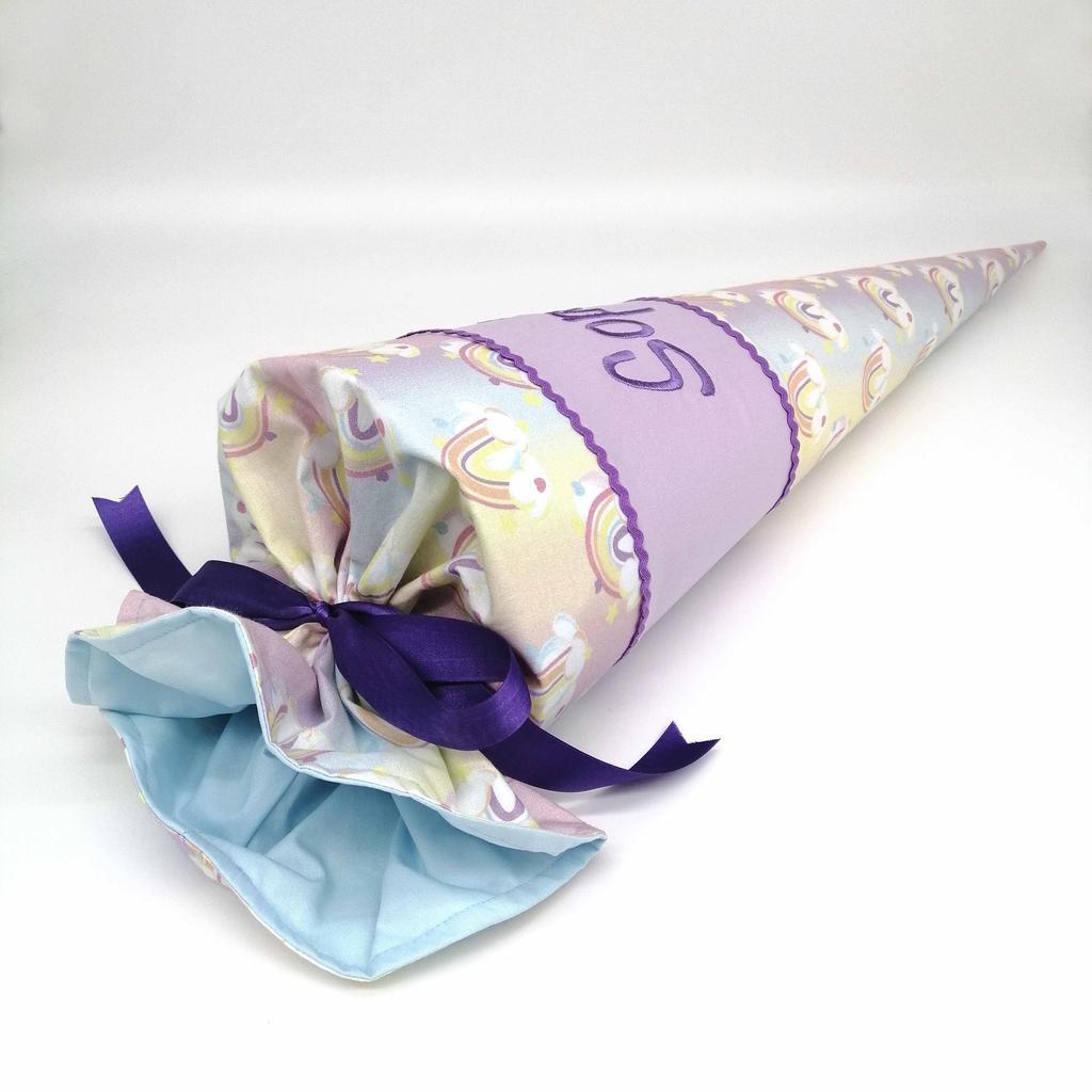 Schultüte "Regenbogen bunt" 70 cm - Image 3