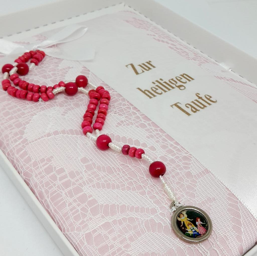 Taufbrief Rosenkranz Mädchen Sandra-Alessia
