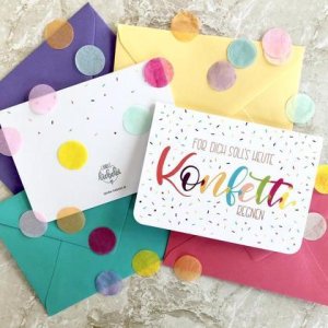 Klappkarte „Konfetti“