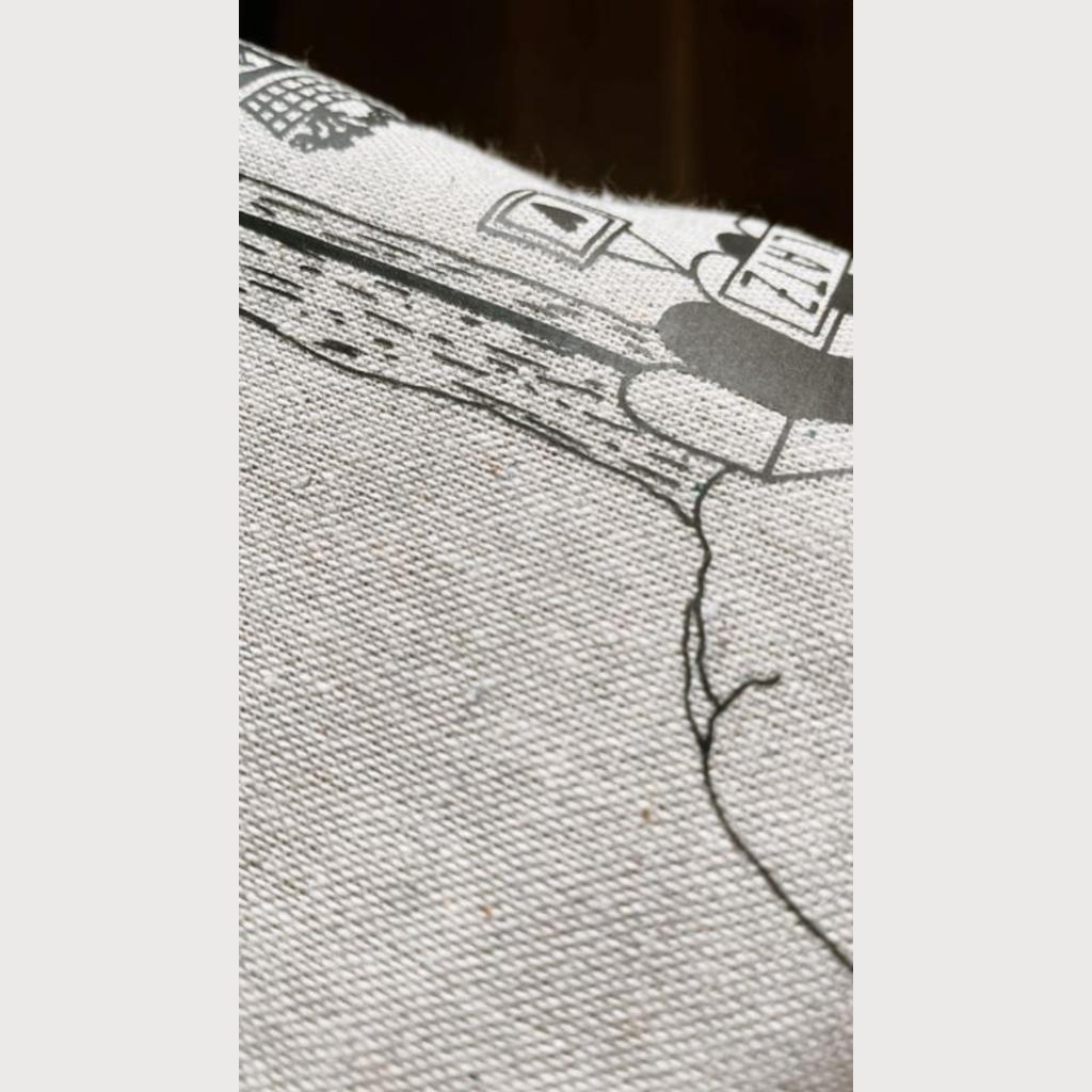 Recyceltes Geschirrtuch "Marktstand" - Image 4