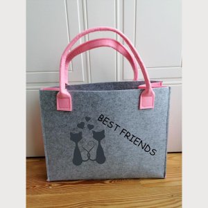 Filz Shopper für Katzen Liebhaber
