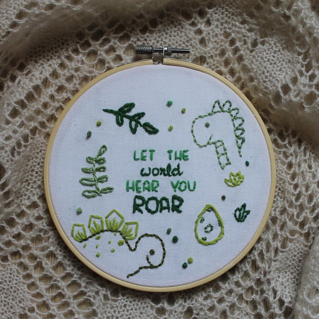 Stickbild "Let the world hear you roar"