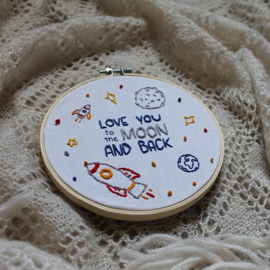 Stickbild "Love you to the moon"