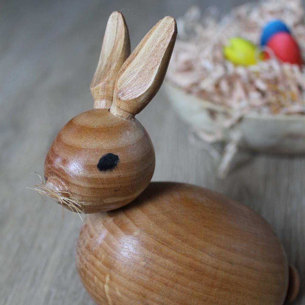 Osterhase Hase aus Holz - Image 4