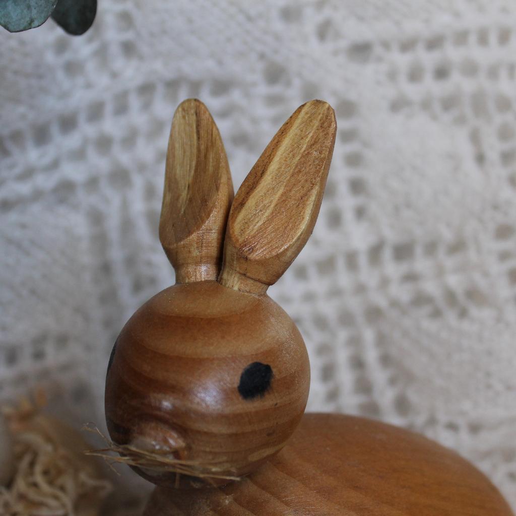 Osterhase Hase aus Holz - Image 3