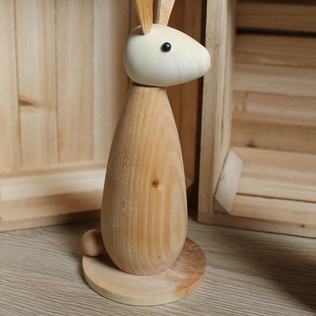 Hase Osterhase aus Holz - Image 4