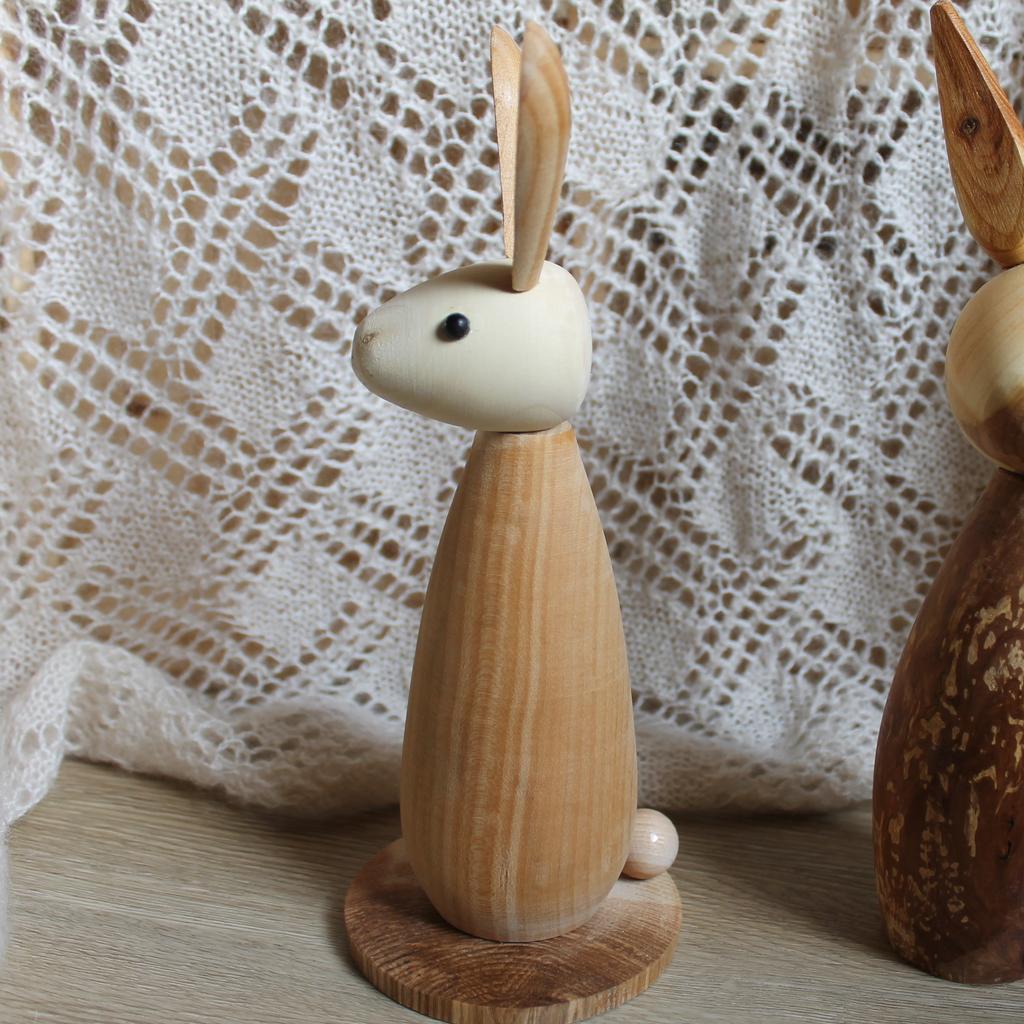 Hase Osterhase aus Holz - Image 2
