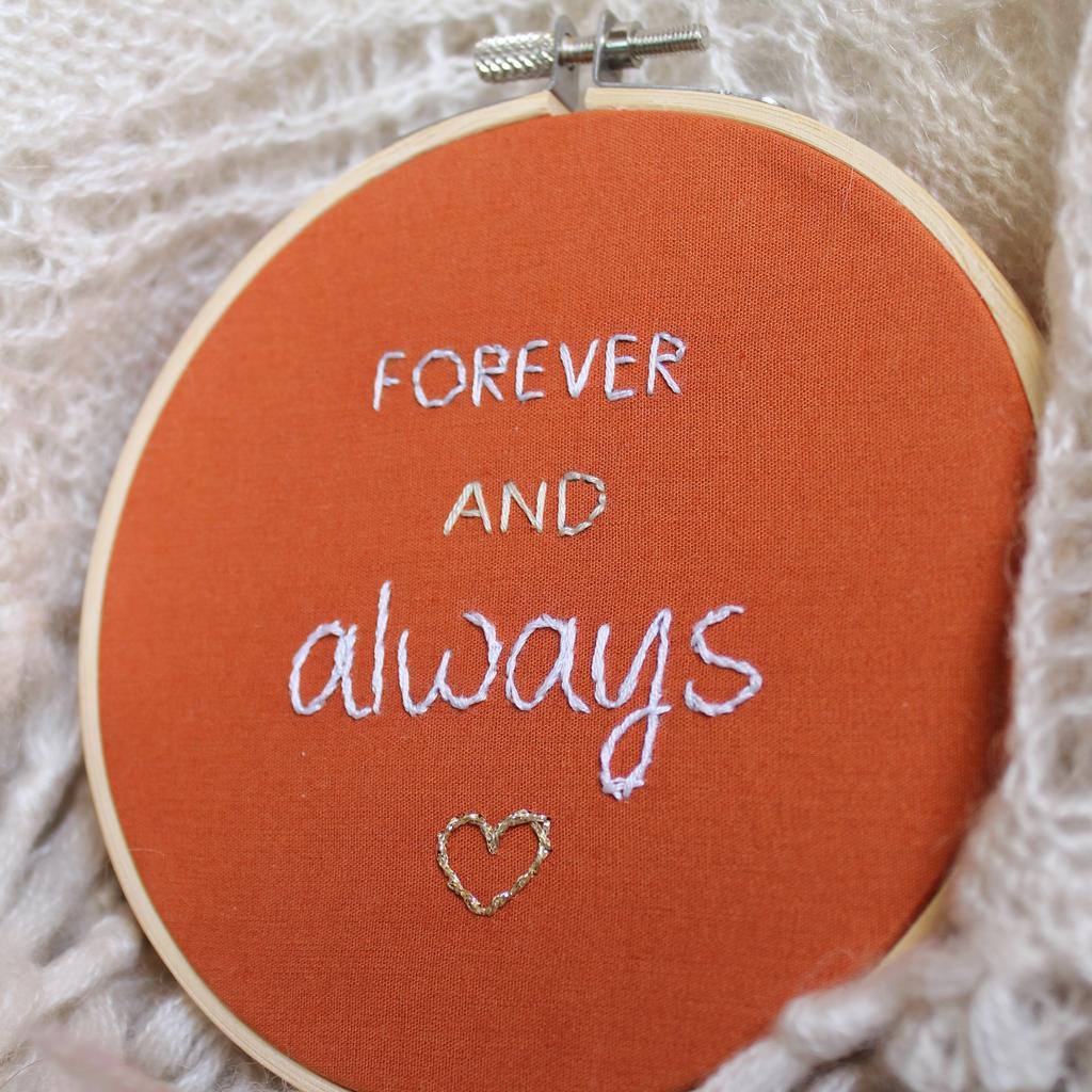 Stickbild "Forever and always"