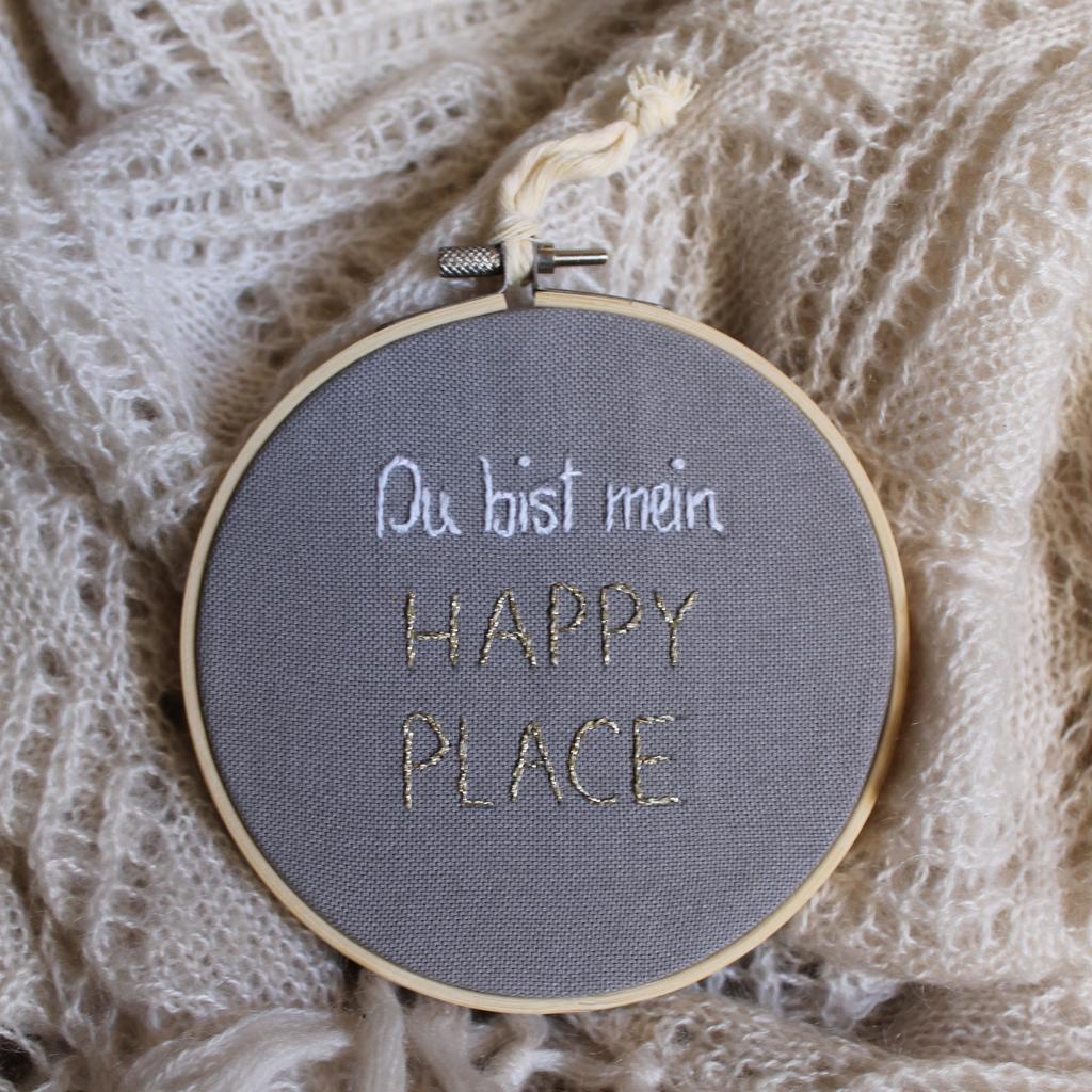 Stickbild "Du bist mein HAPPY PLACE"