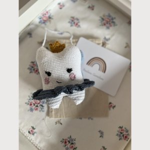 Zahnfee Kissen Prinzessin gehäkelt