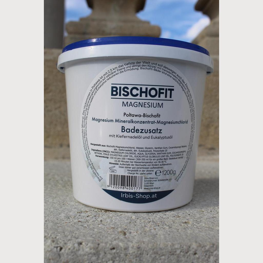 Bischofit Magnesium Badezusatz mit Kiefernadelöl und Eukalyptusöl