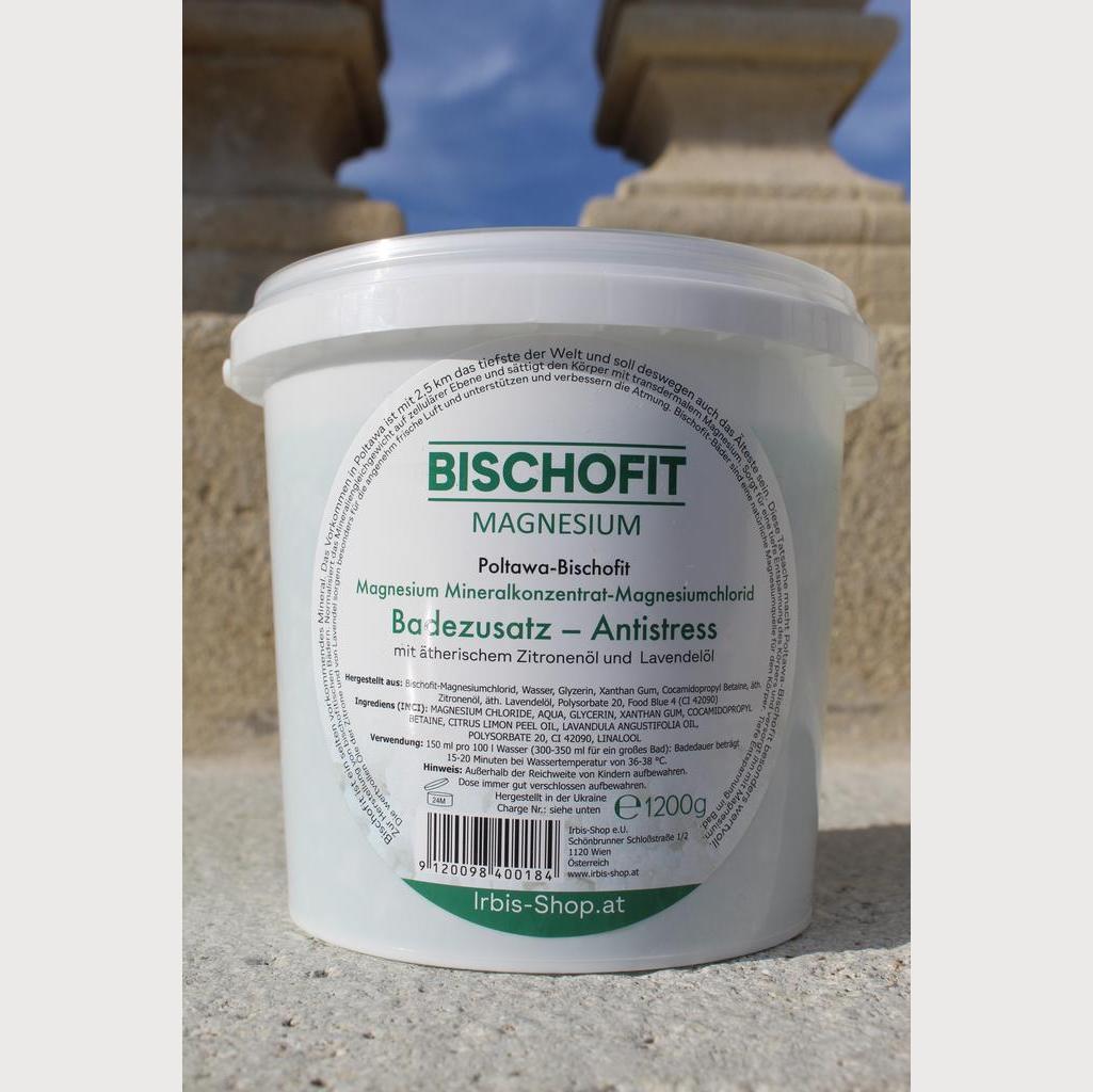 Bischofit Magnesium Badezusatz mit Zitronenöl und Lavendelöl