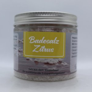 Badesalz Zitrus – Aromatherapie