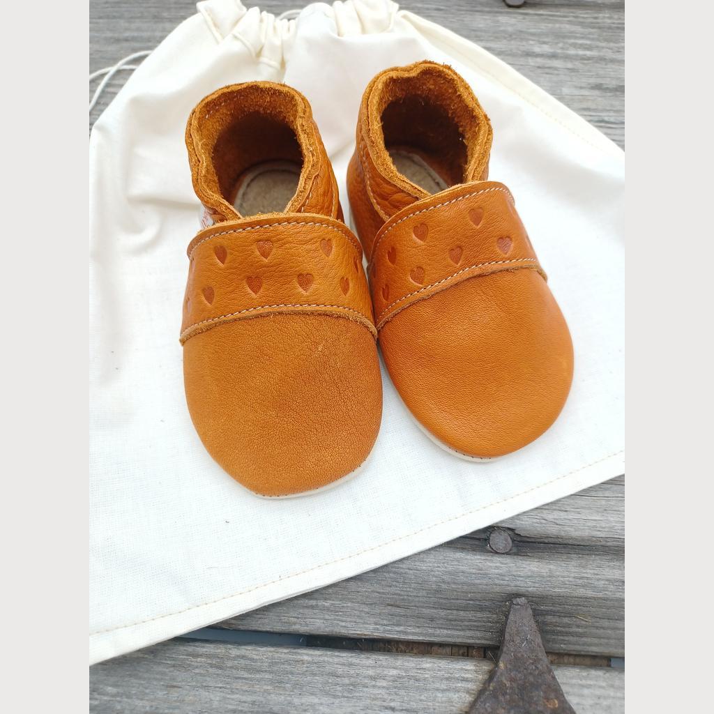 Krabbelschuh 2. Wahl Gr.20/21 cognac