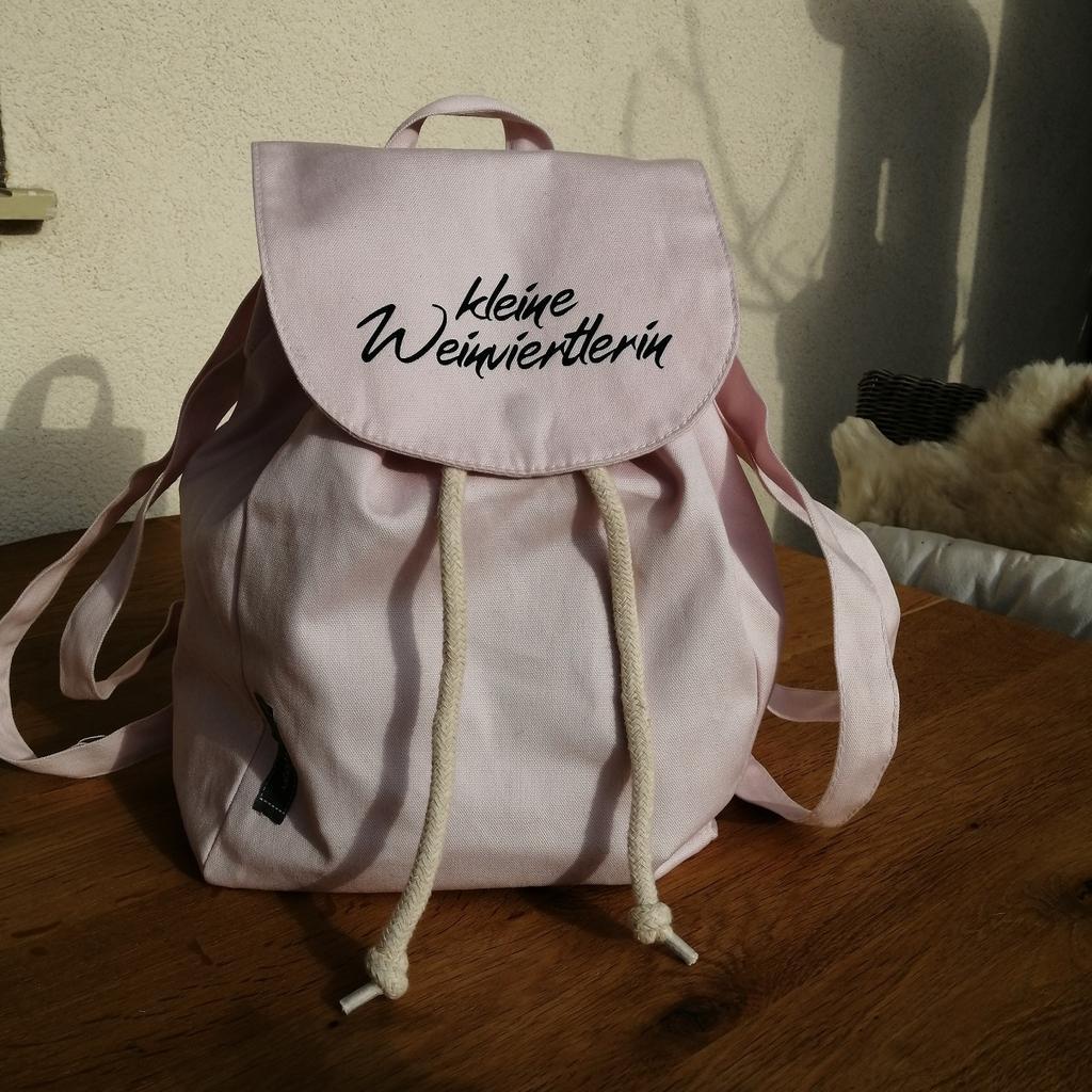 Kinder Rucksack Bio Organic stolze Weinviertlerin