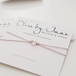 Rose Gold Herz Armband