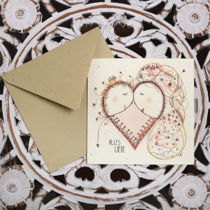 Grußkarte “Alles Liebe”