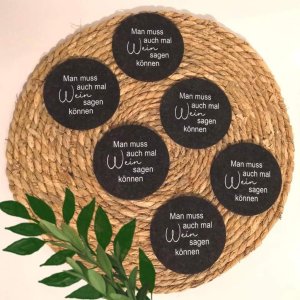 Glasuntersetzer „Wein“