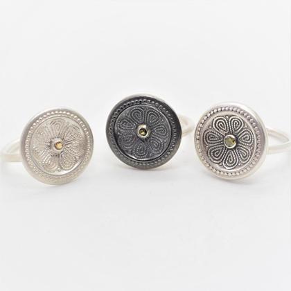 Aufgeknöpft Ring mit Turmalin - Image 3