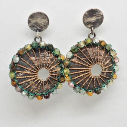 Verwickelt Ohrringe mit Stecker klein