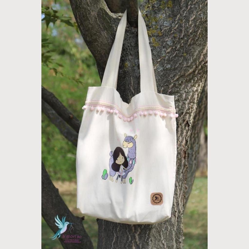 Einkaufstasche Lama