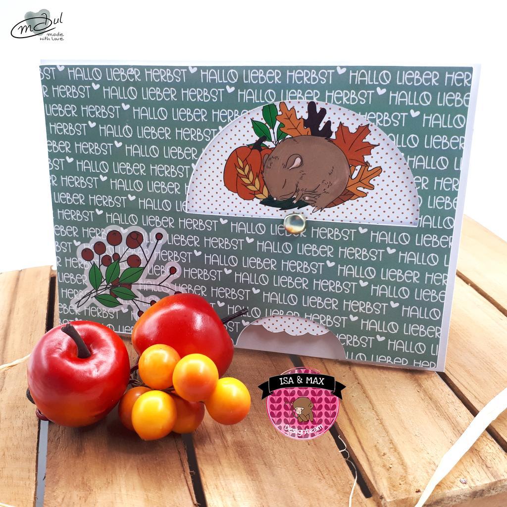 Klappkarte / Grußkarte "Herbstglück" - Image 3