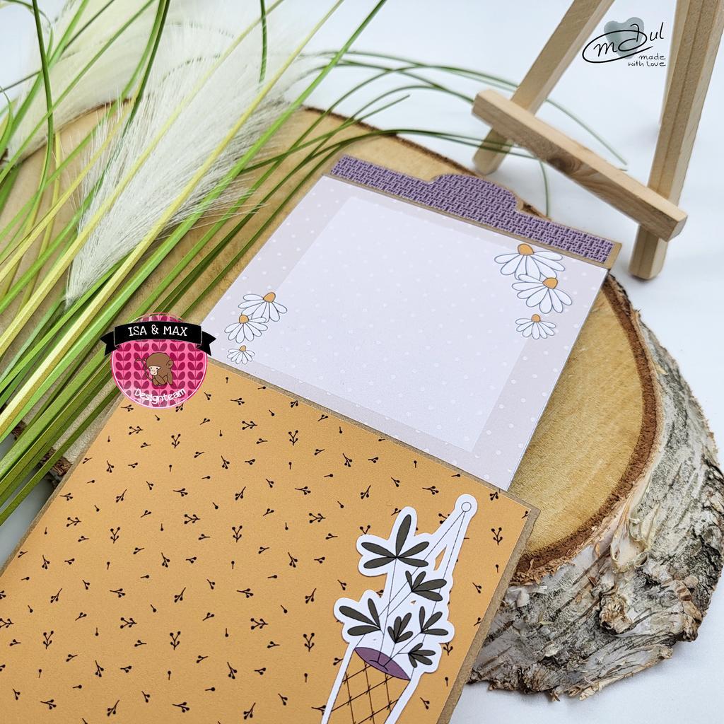 Ausziehkarte / Grußkarte "Blümchen" - Image 4