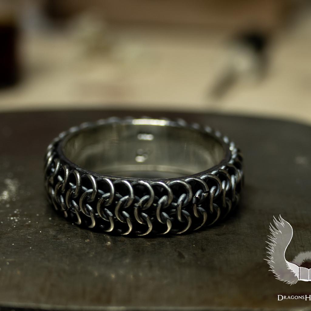 Kettenhemd-Ring Sterling-Silber - Image 3