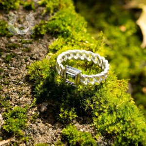 Silberring mit Iolit