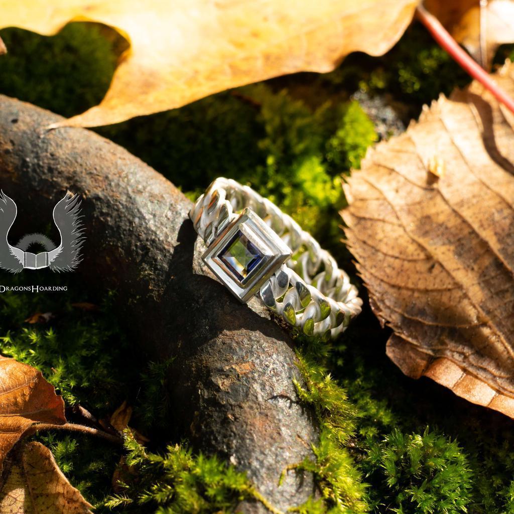 Silberring mit Iolit - Image 2