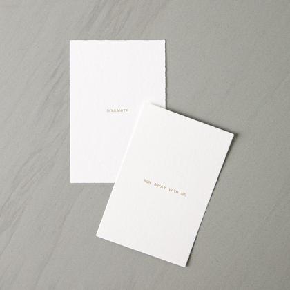 Postkarten Set - Run away with me / Soulmate