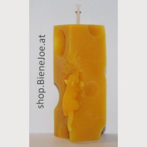 Honigkerze „Käse mit Maus“