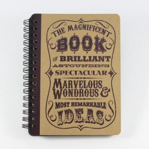 Spiralnotizbuch „The Magnificent Book Of Ideas“, Größe DIN A6