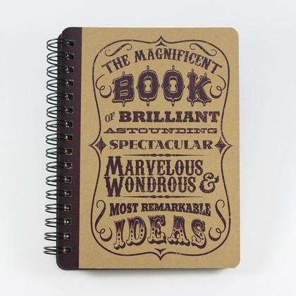 Spiralnotizbuch "The Magnificent Book Of Ideas"