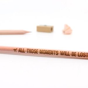 Bleistift „All those moments will be lost“