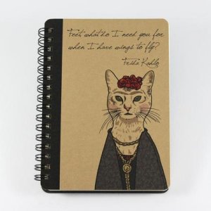 Spiralnotizbuch „Katze“, Größe DIN A6